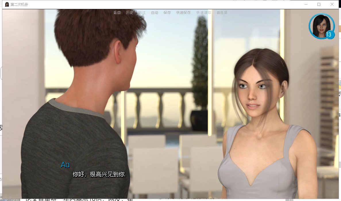 【欧美SLG/汉化/更新】第二次机会 V1.0 PC+安卓最新��结汉化版/全CG【动态/3.5G】