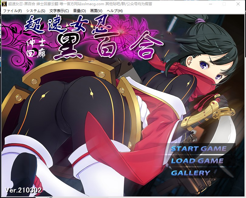 【日式SLG/汉化】超速女忍-黑百合V1.00 机翻版 付CG【3.4G/新汉化/全CV】