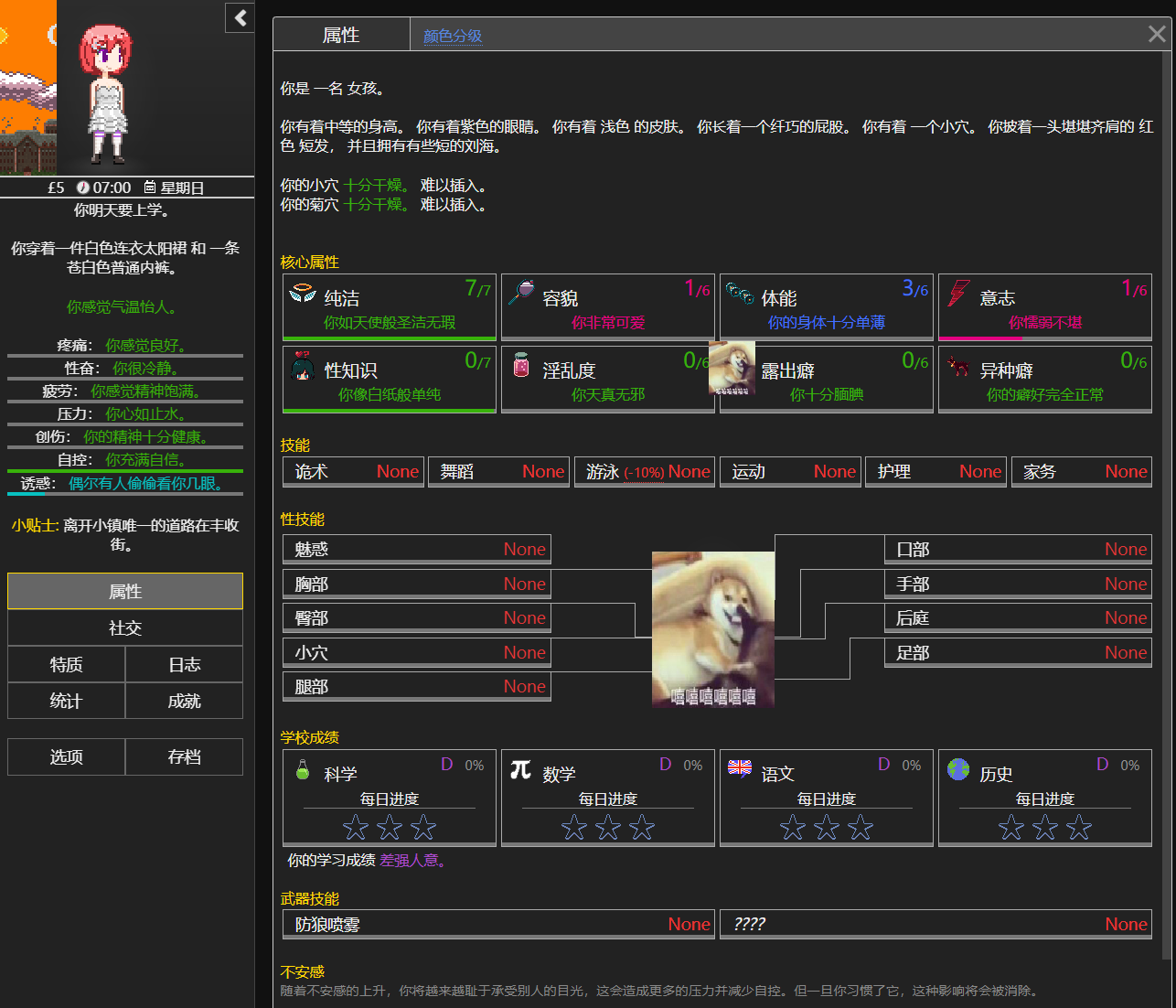 【顶级文字/2D/汉化】Degrees of Lewdity v0.5.6.1 安卓+PC 最新汉化版【更新/177MB】