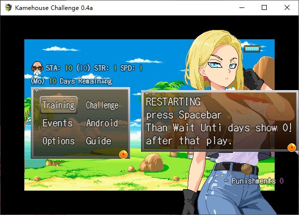 【龙珠同人RPG/动态】Kamehouse Challenge v0.4 安卓+PC 最新测试版【更新/320M】