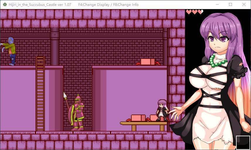 【恶魔城ACT/中文/动态】Hijiri in the Succubus Castle 官中步兵版【新作/400M】