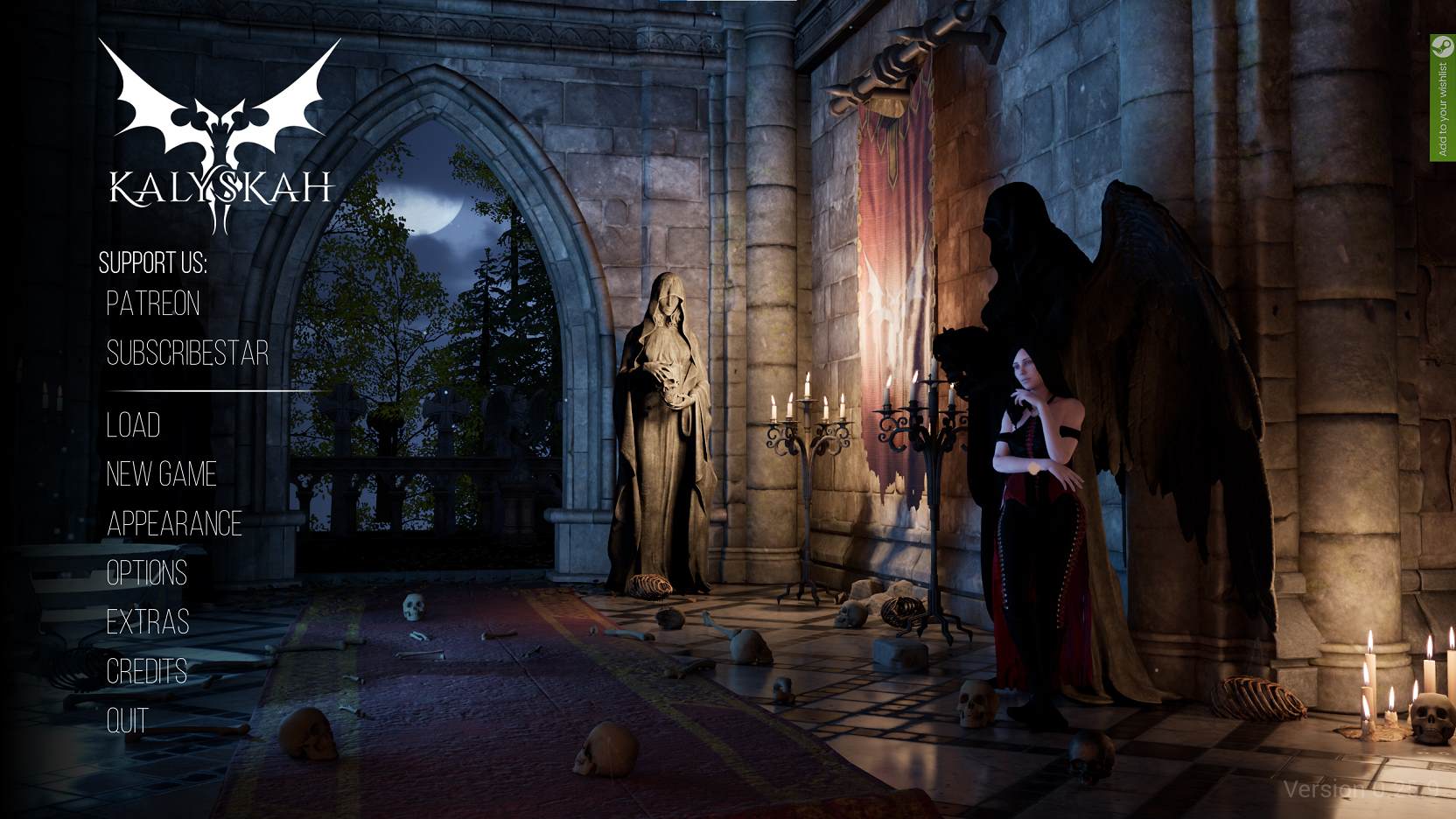 【大型ACT/3D/动态】Kalyskah 血族迷情 v0.25.9 【更新/全CV/6.9G】