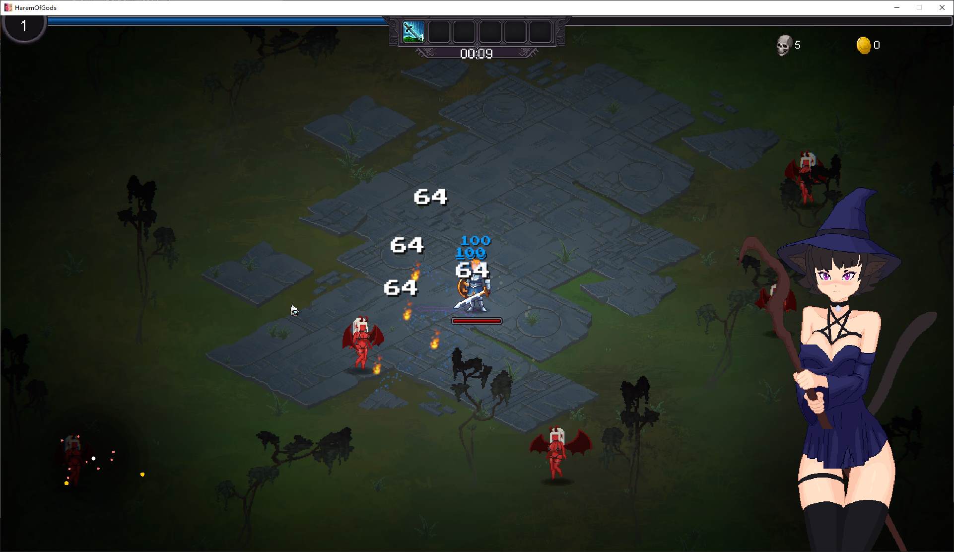 【像素ARPG/中文/动态】神灵后宫 v0.7.30 官中测试版 【新作/720M】